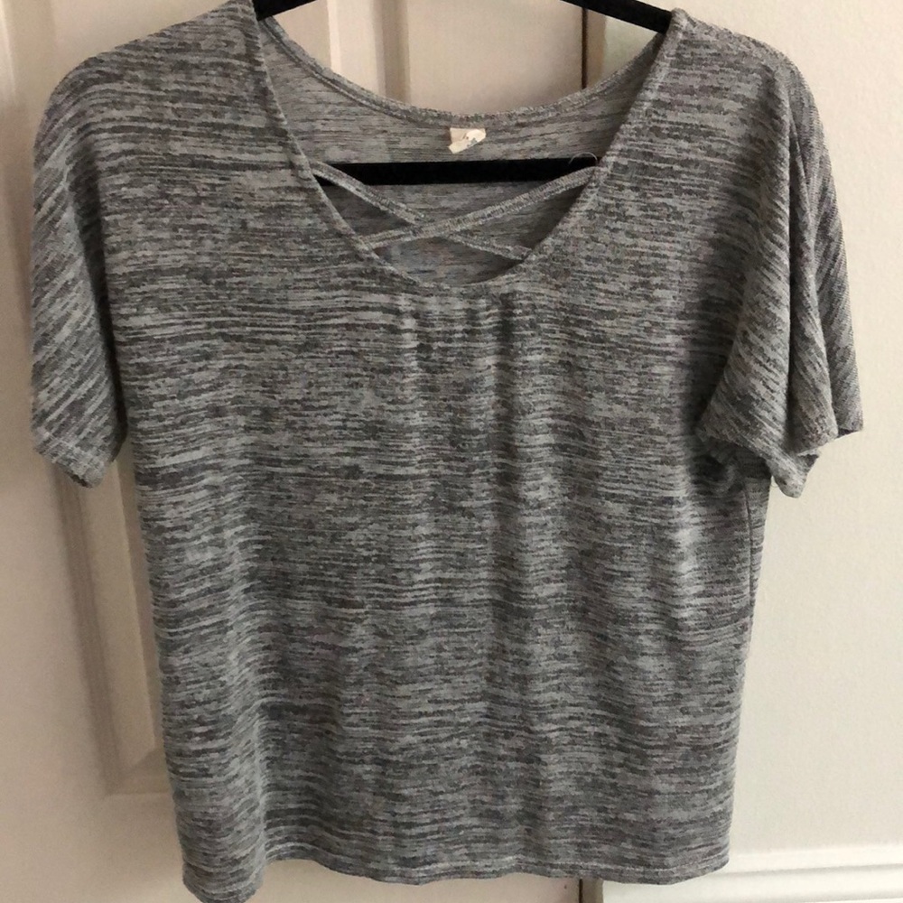 charcoal grey shirt